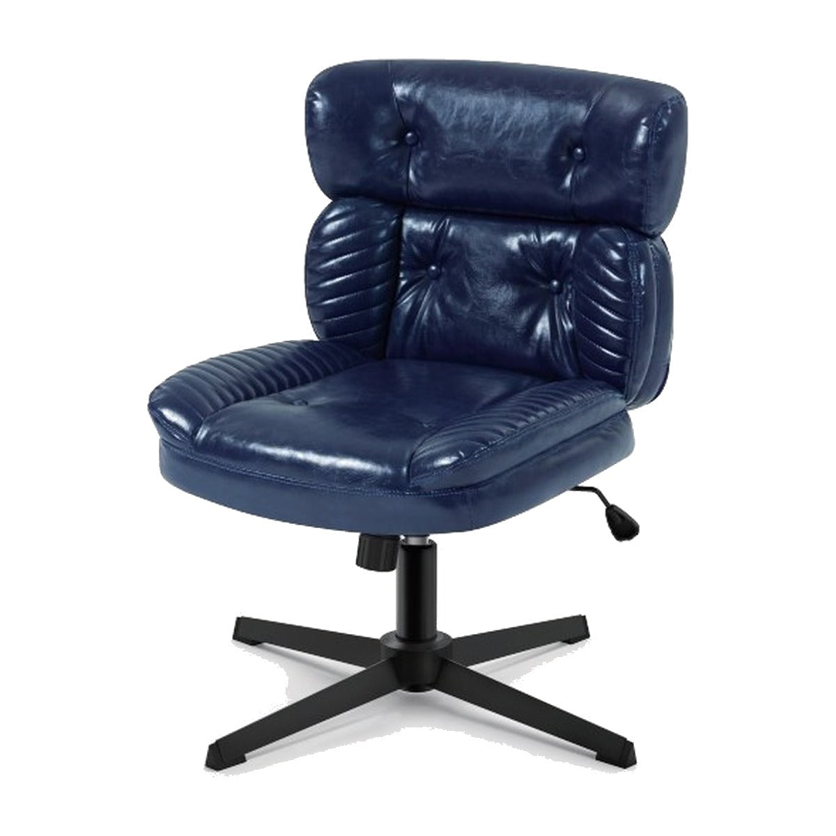 SEATZONE GF661-1 Armless Tufted Swivel Chair - 1