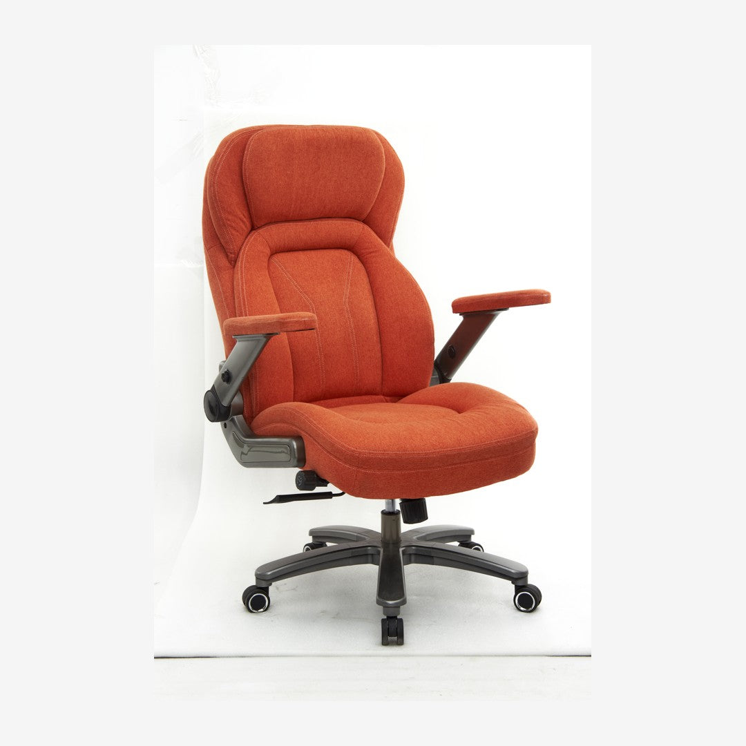 SEATZONE HD-03 High-Back Fabric Executive Chair, Orange