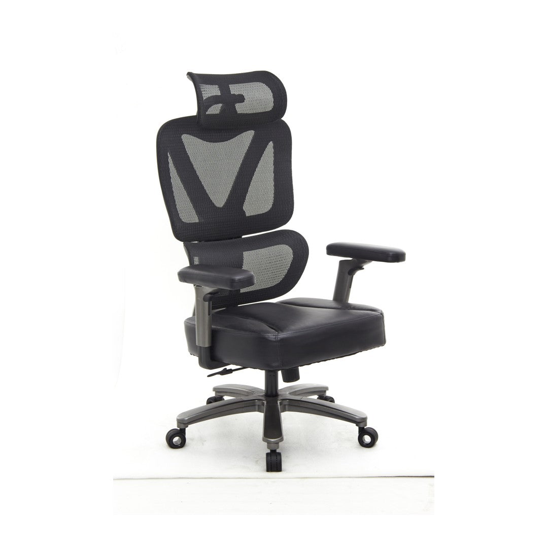 SEATZONE HD-14 Extra-Wide Mesh Big & Tall Chair, Black