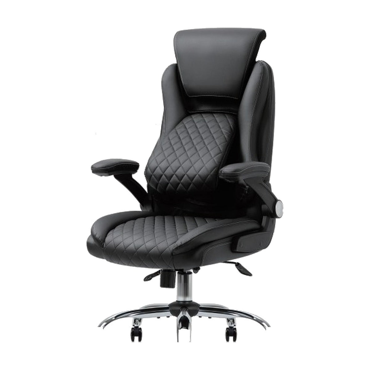 SEATZONE 6003 Executive Leather Chair (Flip-up Arm) - 1