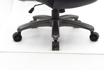 SEATZONE HD-02 Big & Tall Quilted Executive Chair with Flip-Up Arms, Black