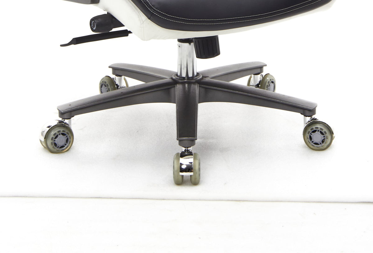 SEATZONE HD-05 Big & Tall Executive Chair, Black & White Two-Tone