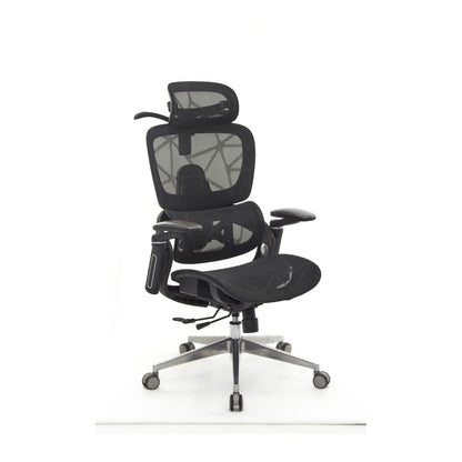 SEATZONE HD-09 Mesh Ergonomic Task Chair with Lumbar Support, Black
