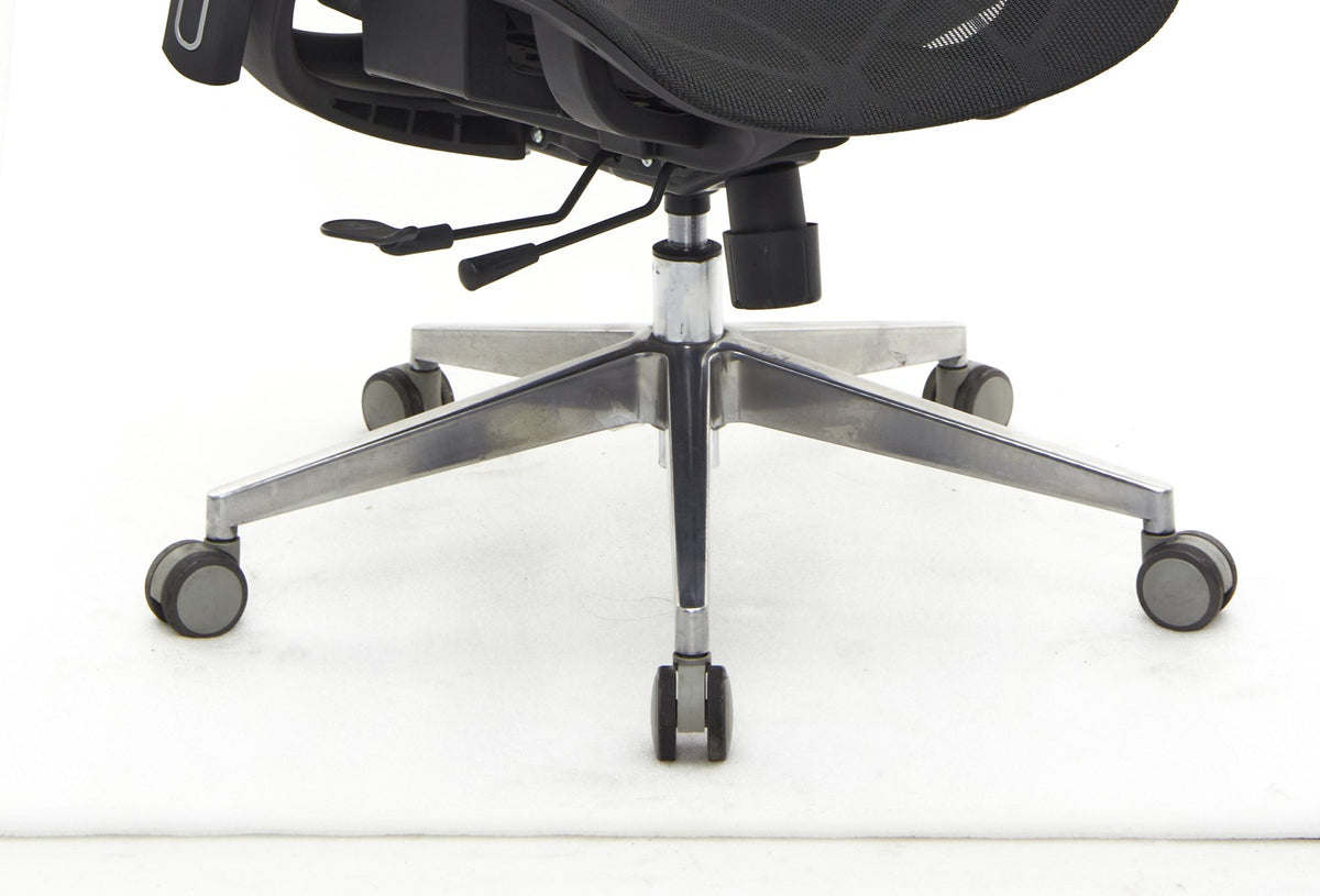 SEATZONE HD-09 Mesh Ergonomic Task Chair with Lumbar Support, Black
