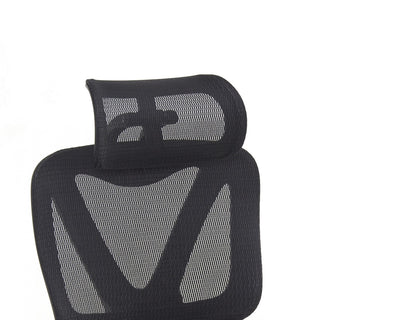 SEATZONE HD-12 Mesh & Leather Ergonomic Office Chair, Black