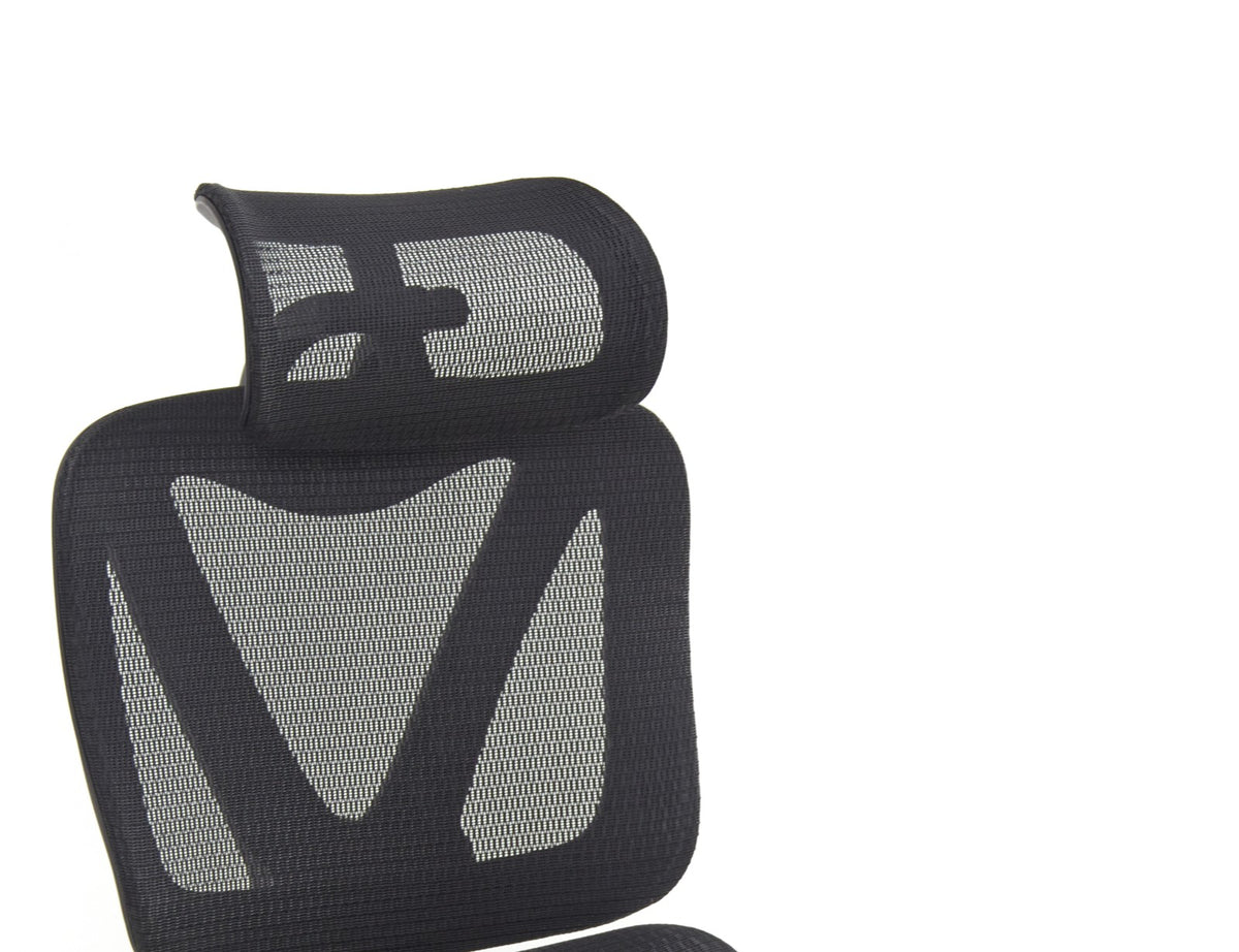 SEATZONE HD-14 Extra-Wide Mesh Big & Tall Chair, Black